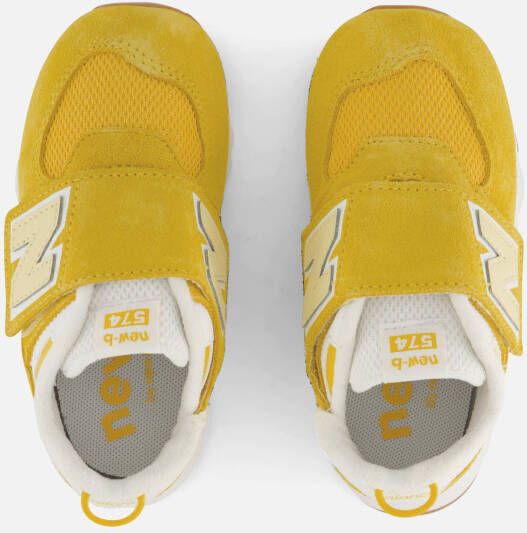 New Balance 574 Sneakers geel Leer