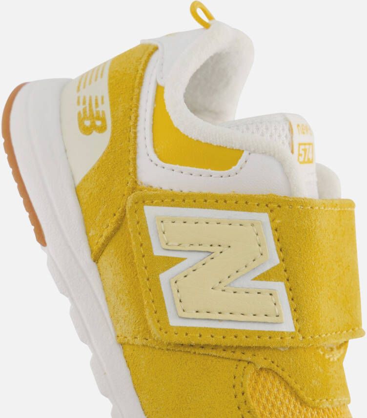 New Balance 574 Sneakers geel Leer