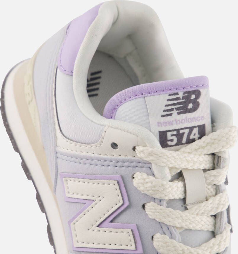 New Balance 574 Sneakers paars Textiel