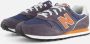 New Balance 373 V2 sneakers grijs oranje blauw - Thumbnail 12
