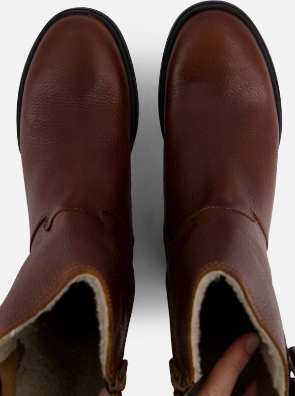 Outfielder Boots cognac Leer