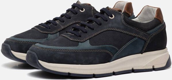 Outfielder Girza Sneakers blauw Nubuck