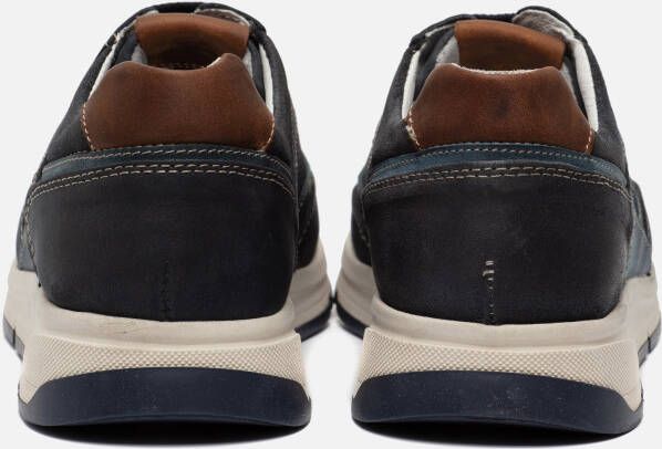 Outfielder Girza Sneakers blauw Nubuck