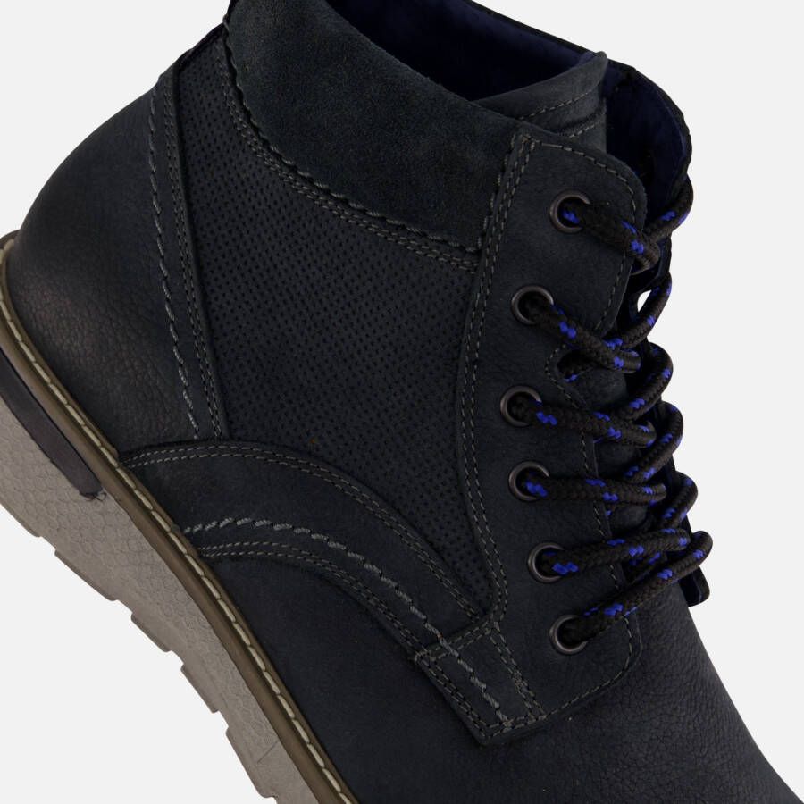 Outfielder Veterboots blauw Nubuck