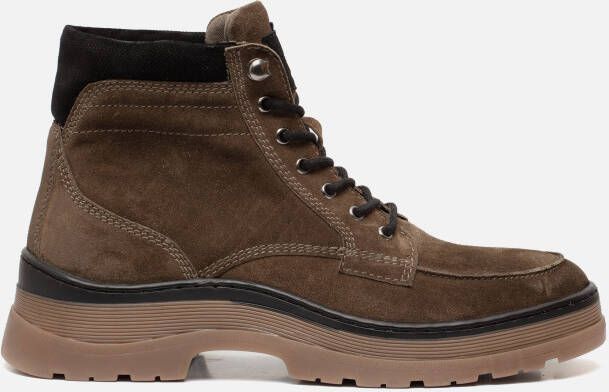 Outfielder Veterboots groen Suede