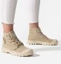 Palladium Womens Pampa Hi Veterboots Laarzen Met Veters Dames Beige - Thumbnail 9