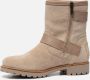 Panama Jack Taupe Suede Biker Boots Felina Beige Dames - Thumbnail 6