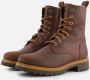 Panama Jack FRISIA B10 Volwassenen VeterlaarzenHoge sneakersDames veterschoenenHalf-hoge schoenen Cognac - Thumbnail 5