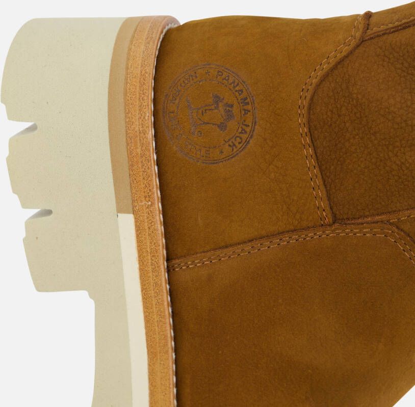 Panama Jack Laia B4 Enkellaarsjes cognac Nubuck