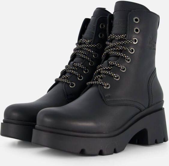 Panama Jack Porty B1 Veterboots zwart Leer