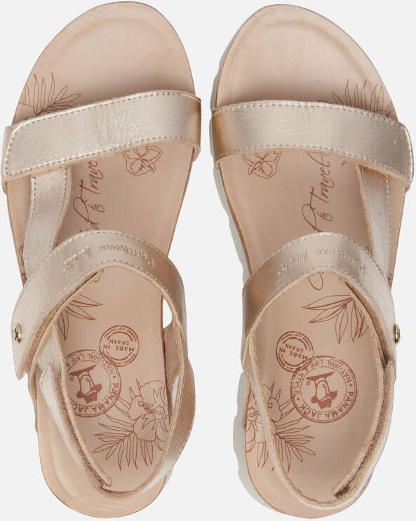 Panama Jack Selma Shine B1 Sandalen goud Leer