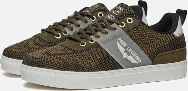 PME Legend Avizer Sneakers groen Imitatieleer