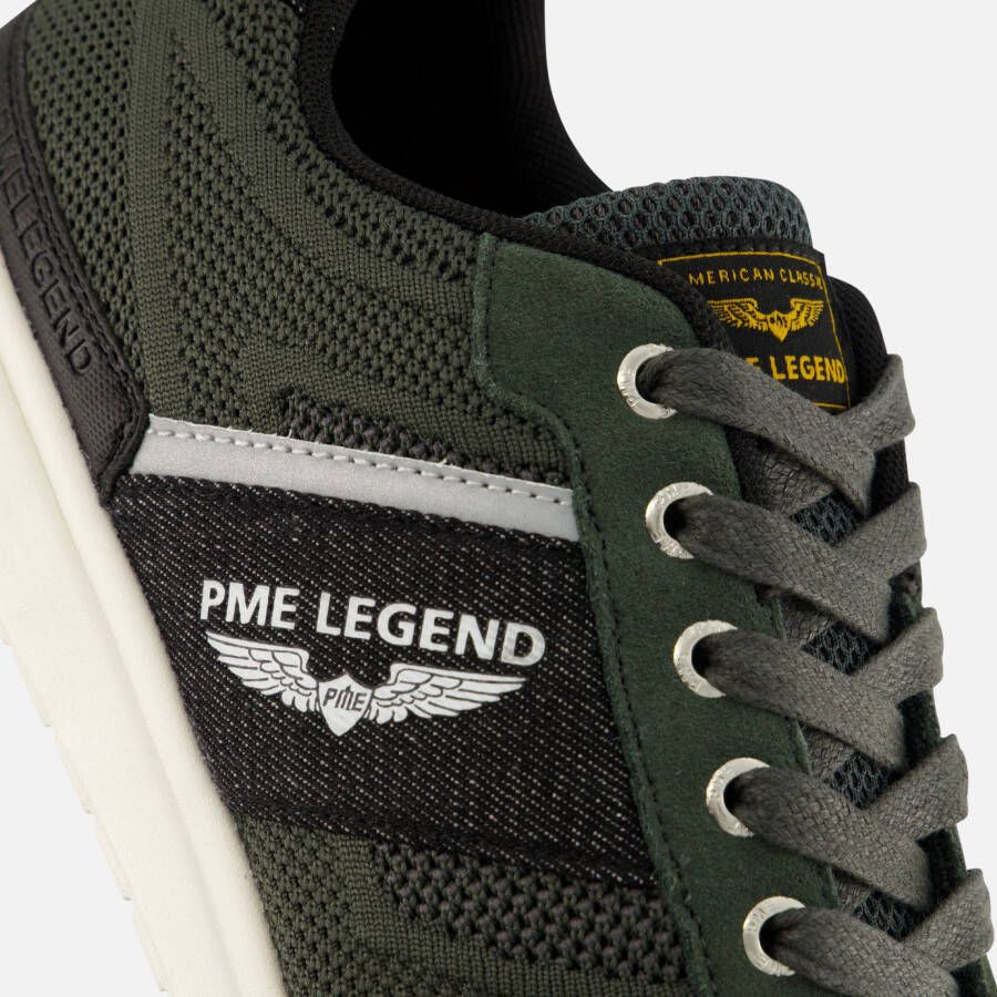 PME Legend Dornierer Sneakers groen Textiel