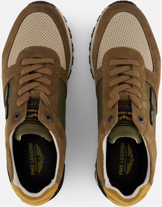 PME Legend Lockster Sneakers groen Leer