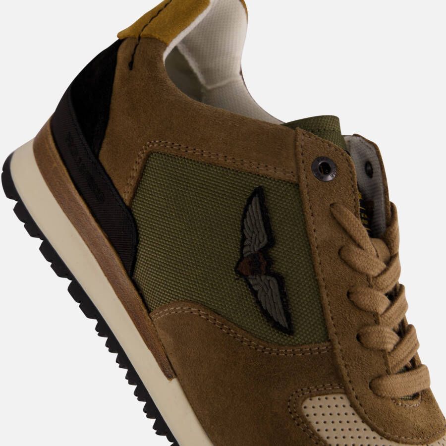 PME Legend Lockster Sneakers groen Leer