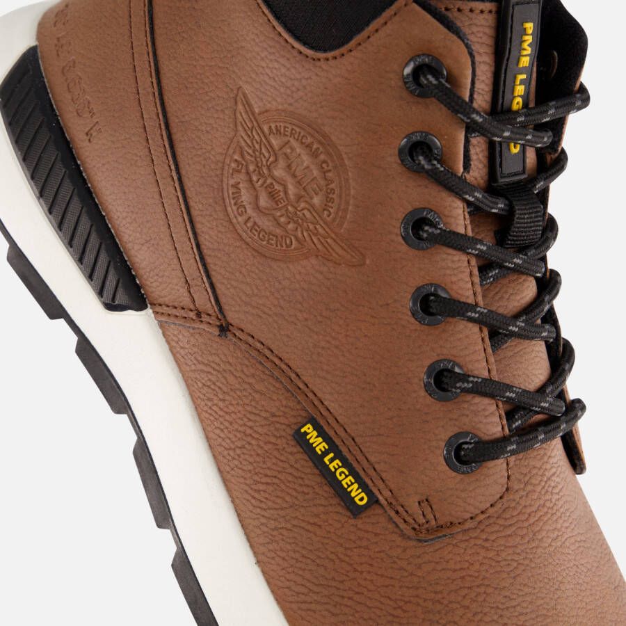 PME Legend Ribber Veterschoenen cognac