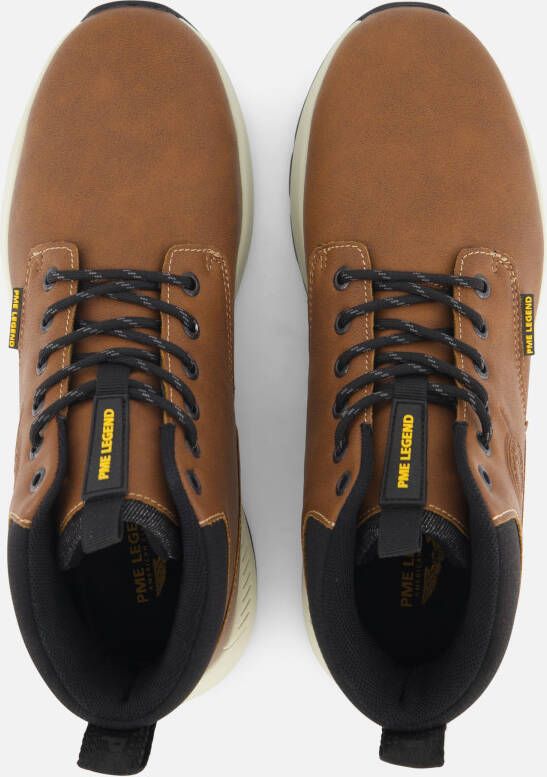 PME Legend Ribber Veterschoenen cognac