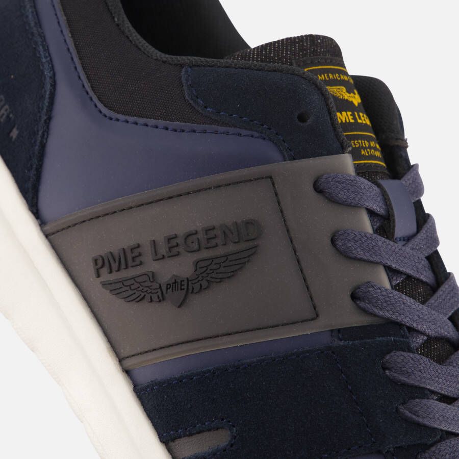 PME Legend Wingbow Sneakers blauw Suede