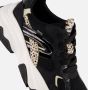 POSH by Poelman Gigi Sneakers zwart Synthetisch Dames - Thumbnail 5