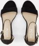 POSH by Poelman sh Sandalen zwart Textiel Dames - Thumbnail 3