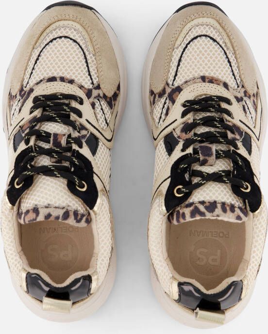 Ps Poelman Sneakers beige Leer