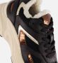 PS Poelman Sneakers Metallic zwart Leer Dames - Thumbnail 6