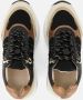 PS Poelman Sneakers zwart Leer Dames - Thumbnail 4