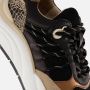 PS Poelman Sneakers zwart Leer Dames - Thumbnail 6