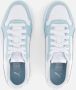 Puma Carina Street leren sneakers wit lichtblauw lichtgrijs Meisjes Leer 35.5 - Thumbnail 9