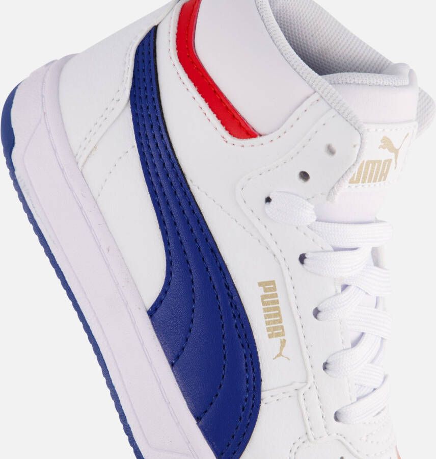 Puma Caven 2.0 Mid Sneakers wit Imitatieleer