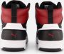 Puma Rebound v6 sneakers zwart wit donkerrood - Thumbnail 8