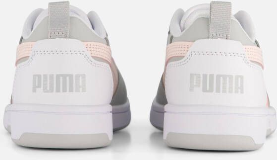 Puma Rebound v6 lo Sneakers wit Imitatieleer