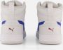 PUMA Rebound V6 Mid Jr Unisex Sneakers White-Vivid Blue-Feather Gray - Thumbnail 5