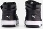 Puma Rebound V6 Mid sneaker zwart wit Imitatieleer 36 Sneakers - Thumbnail 7