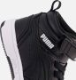 Puma Rebound V6 Mid sneaker zwart wit Jongens Meisjes Imitatieleer 36 Sneakers - Thumbnail 11