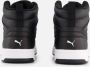 Puma Rebound V6 Mid sneaker zwart wit Jongens Meisjes Imitatieleer 36 Sneakers - Thumbnail 8