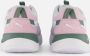 Puma Runtamed Platform sneakers lichtgrijs wit lila groen Jongens Meisjes Mesh 35.5 - Thumbnail 6