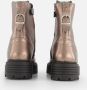 Red-rag 12474 371 Bronze Metallic Biker boots - Thumbnail 6