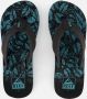 Reef Kids Ahi Aquifer Palm Jongens Slippers Blauw - Thumbnail 8