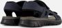 Rieker Donkerblauwe Synthetische Sandalen met Klittenbandsluiting Blauw Heren - Thumbnail 6