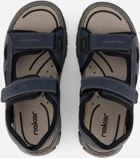 Rieker Balti Sandalen blauw Leer