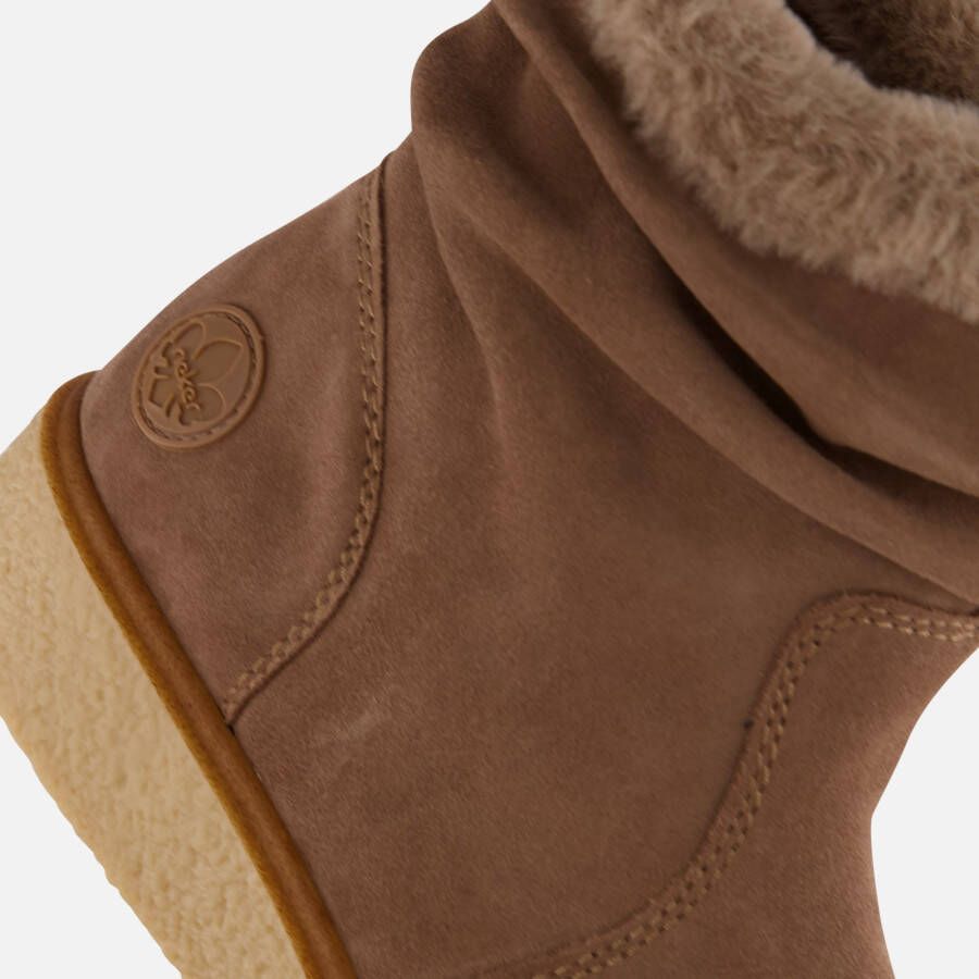 Rieker Enkellaarsjes beige Suede