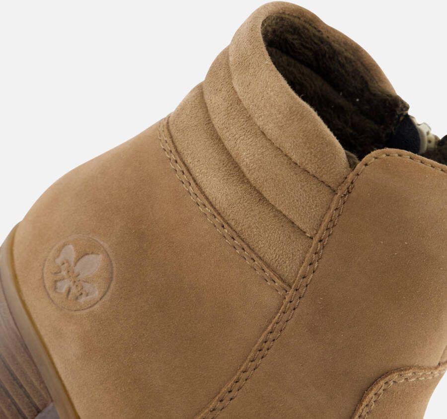 Rieker Enkellaarsjes bruin Suede