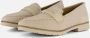 Rieker Beige Suède Loafer met Leren Voetbed Beige Dames - Thumbnail 4