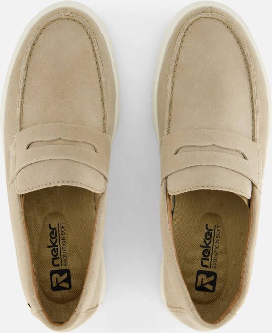 Rieker Instappers beige Nubuck