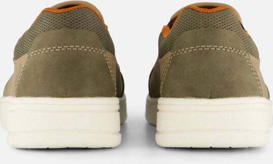 Rieker Instappers groen Nubuck