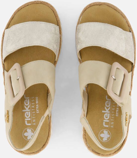 Rieker Sandalen beige Synthetisch