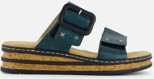 Rieker Sandalen blauw Synthetisch