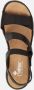 Rieker Comfortabele Zwarte Sandaal met Klittenbandsluiting Black Dames - Thumbnail 5