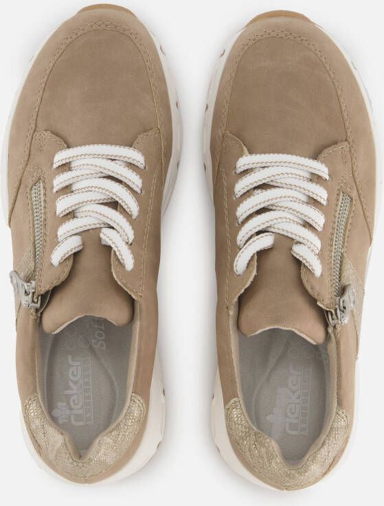 Rieker Sneakers beige Synthetisch